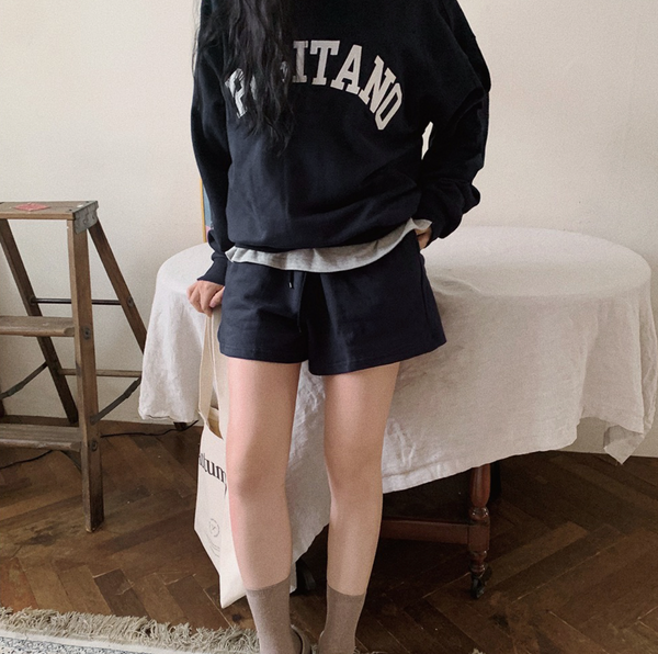[SLOWAND] Positano Embroidered Sweatshirt