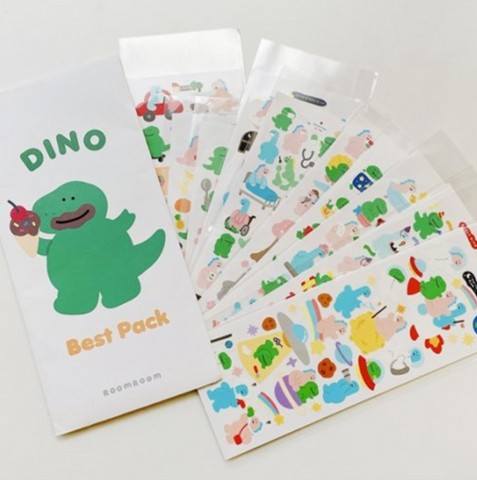 [ROOM ROOM] Dino Sticker Pack