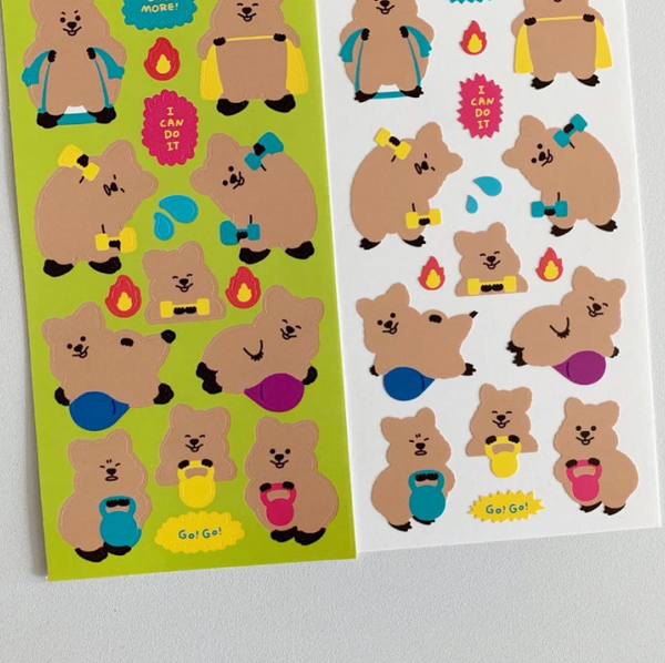 [YOUNG FOREST] Training Quokka Sticker