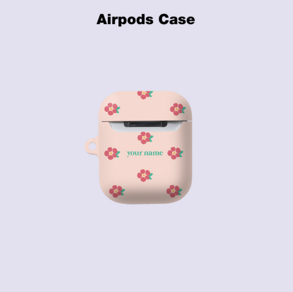 [a3b3] Pattern Flower AirPods Case