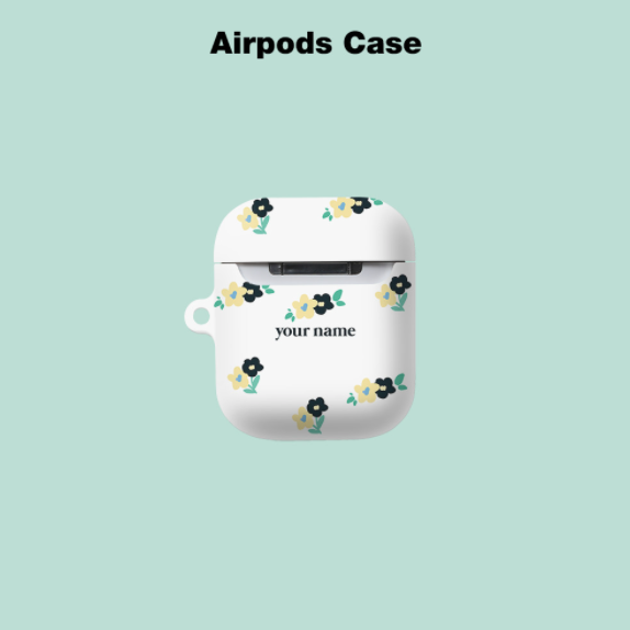 [a3b3] Pattern Flower AirPods Case