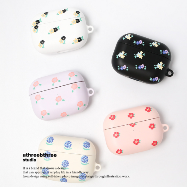 [a3b3] Pattern Flower AirPods Case