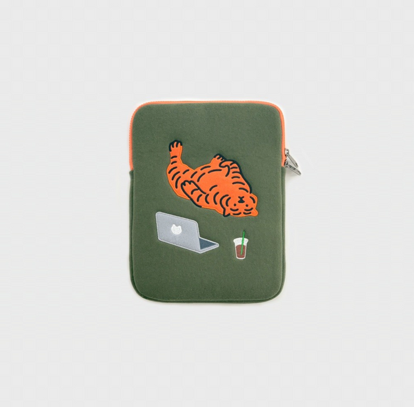 [MUZIK TIGER] Large Tiger Laptop Case/ Ipad Pouch