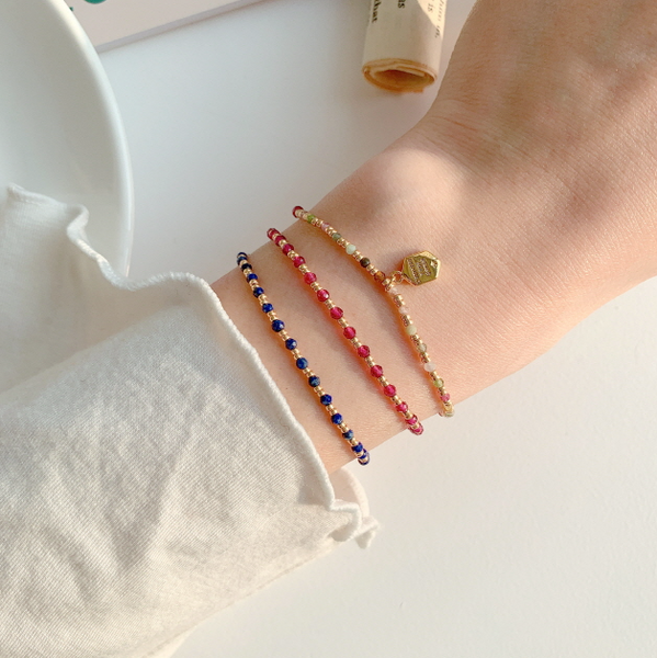 [Be my muse] Handmade Layered Bracelet (17 colour)