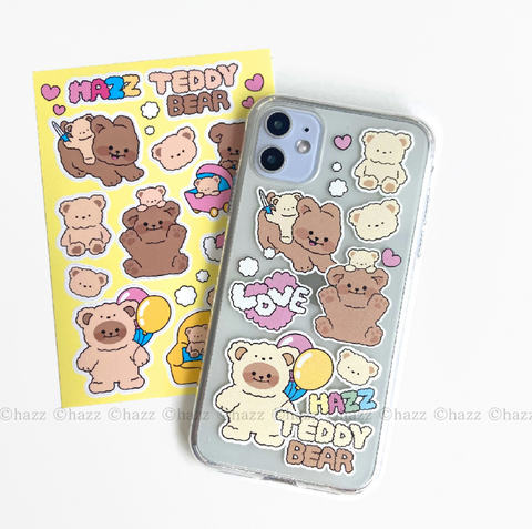 [HAZZ] Teddy Bear MARO Jelly Case