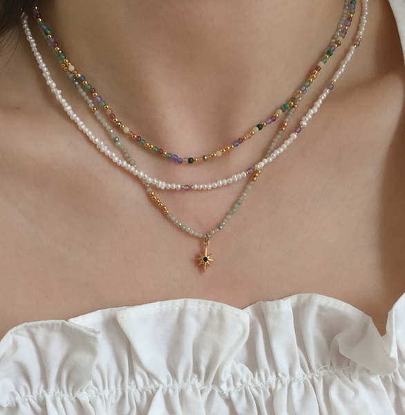 [moat] Sunny Beads Necklace