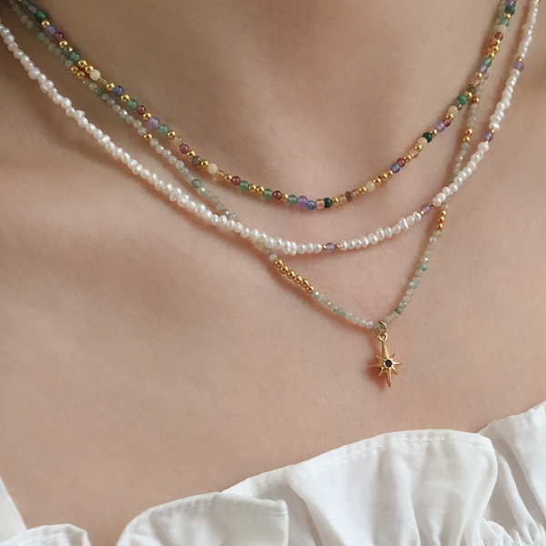 [moat] Sunny Beads Necklace