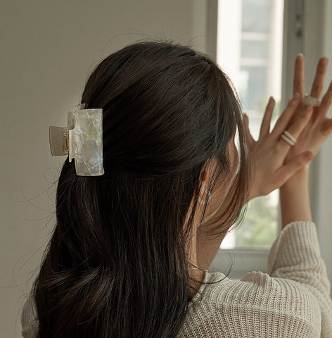 [IAMJOY] Solid Square Pearl Hair Pin