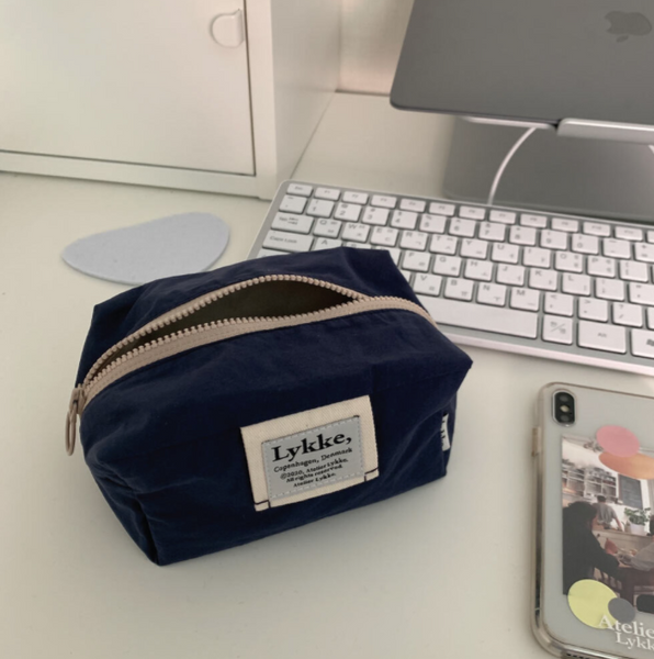 [Atelier Lykke] Lykke Bread Pouch - Cotton Navy