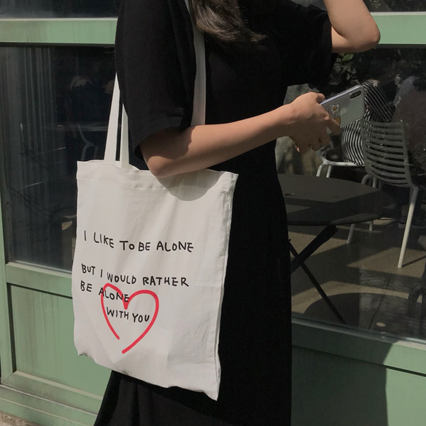 [bora and] Heart Eco Bag