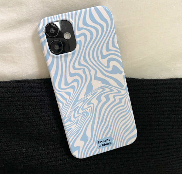 [midmaly] Blue Zebra Phone Case