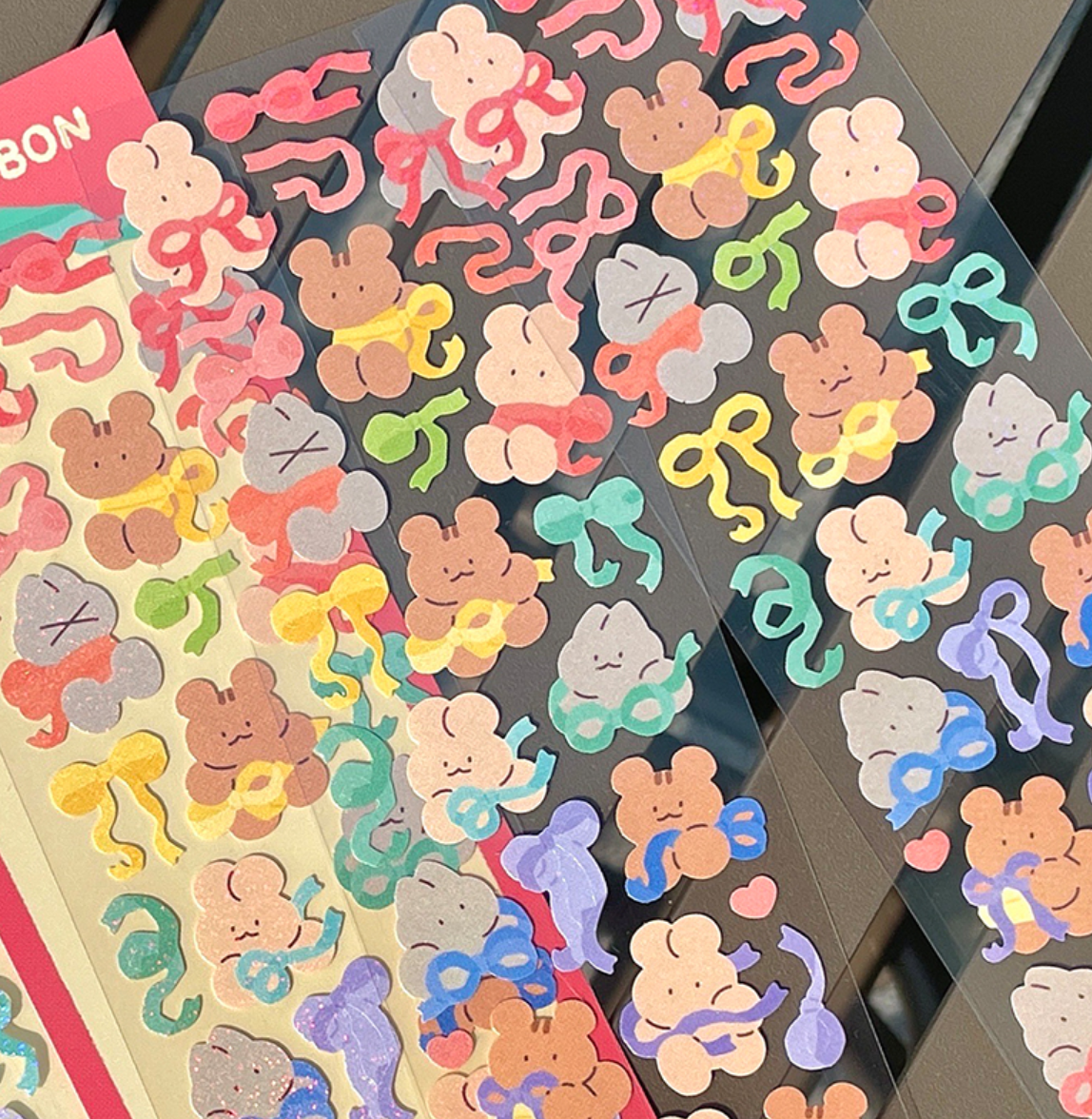 [YOON GOO] Ribbon Sticker