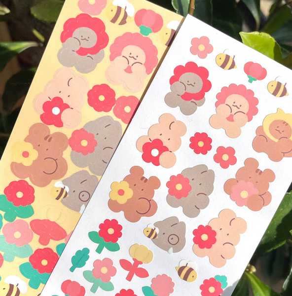 [YOON GOO] Flower Sticker