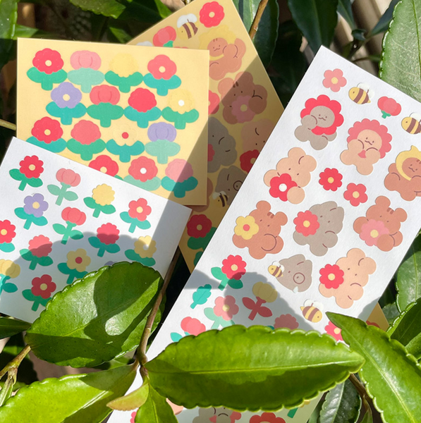 [YOON GOO] Flower Sticker