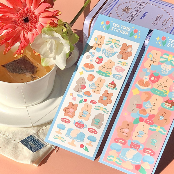 [YOON GOO] Tea Time Sticker