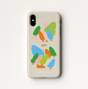 [WARMGREYTAIL] WINDY FOREST - GREEN PHONE CASE