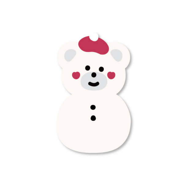 [malling booth] Bebe Snowman Christmas Card