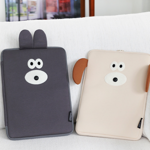 [Brunch Brother] 13" Bunny & Puppy Laptop Pouch