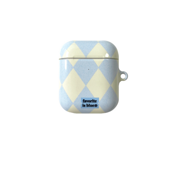 [midmaly] Lemon Argyle Airpods Case