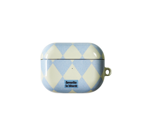 [midmaly] Lemon Argyle Airpods Case