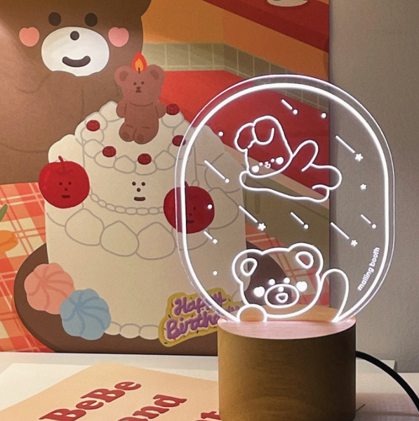 [malling booth] Bebe and Hato Mood Lamp