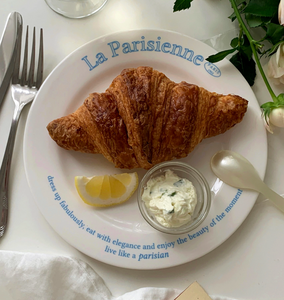 [THE ELEGANT TABLE] La Parisienne French Blue Plate