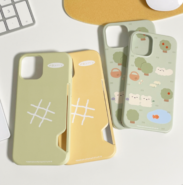 [HOOKKA HOOKKA STUDIO] Melonpan Card Phone Case
