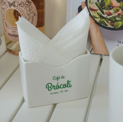 [OUR STORIES] Café de Brócoli Napkin Holder