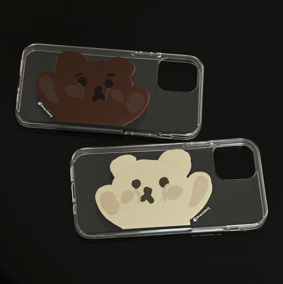 [MAZZZZY] Window Brownie & Muffin Clear Case