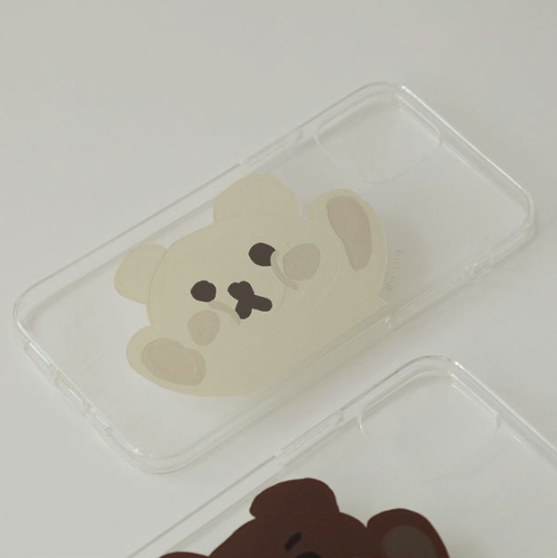 [MAZZZZY] Window Brownie & Muffin Clear Case