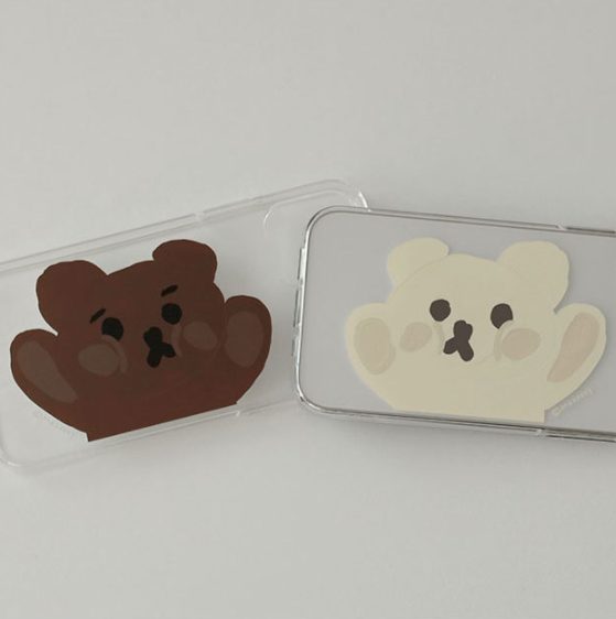 [MAZZZZY] Window Brownie & Muffin Clear Case