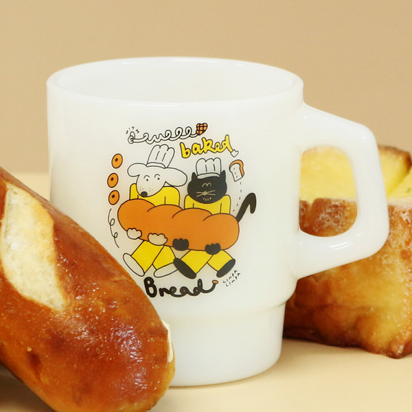 [limpa limpa] Bread Milk Cup 220ml
