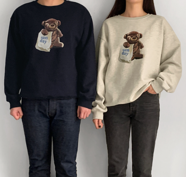 [LAURENHI] Bear Club Sweatshirt (Adult) - 2 Colour