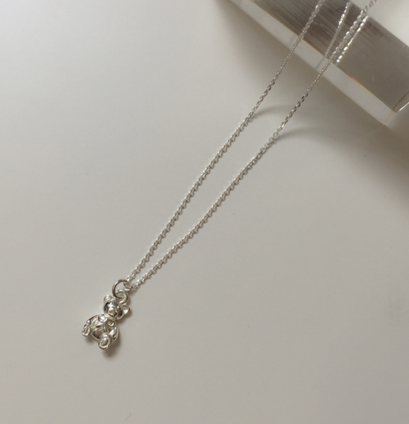 [moat] Mini Bear Necklace (Silver925)