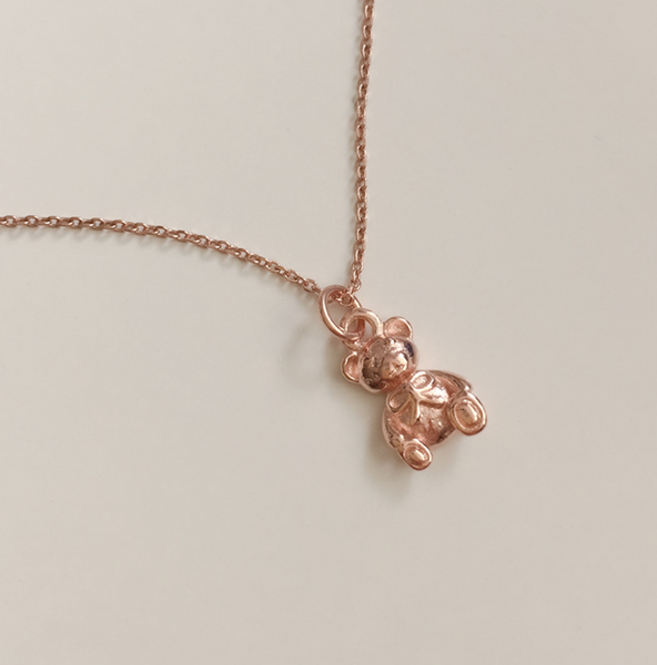 [moat] Mini Bear Necklace (Silver925)