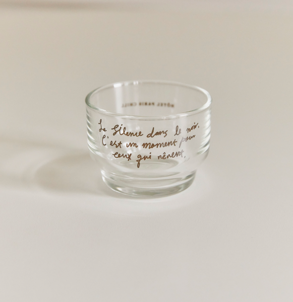[HOTEL PARIS CHILL] Midnight Glass Candle Holder