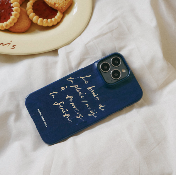 [HOTEL PARIS CHILL] Over the Window Phone Case (Blue)