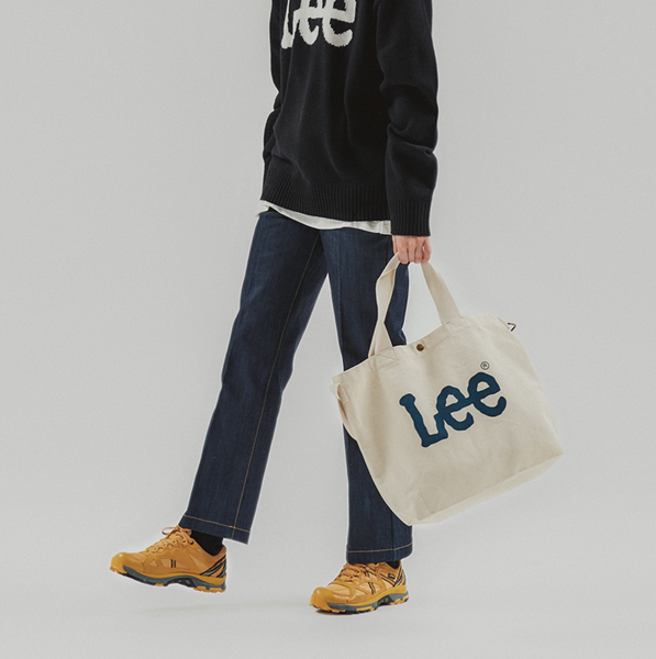 [LEE]  BIG TWITCH 2WAY ECO BAG IVORY