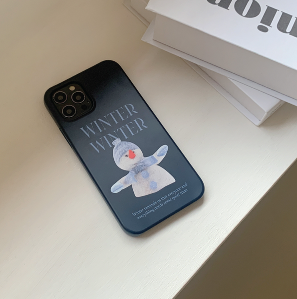 [Mademoment] Snowman Design Phone Case