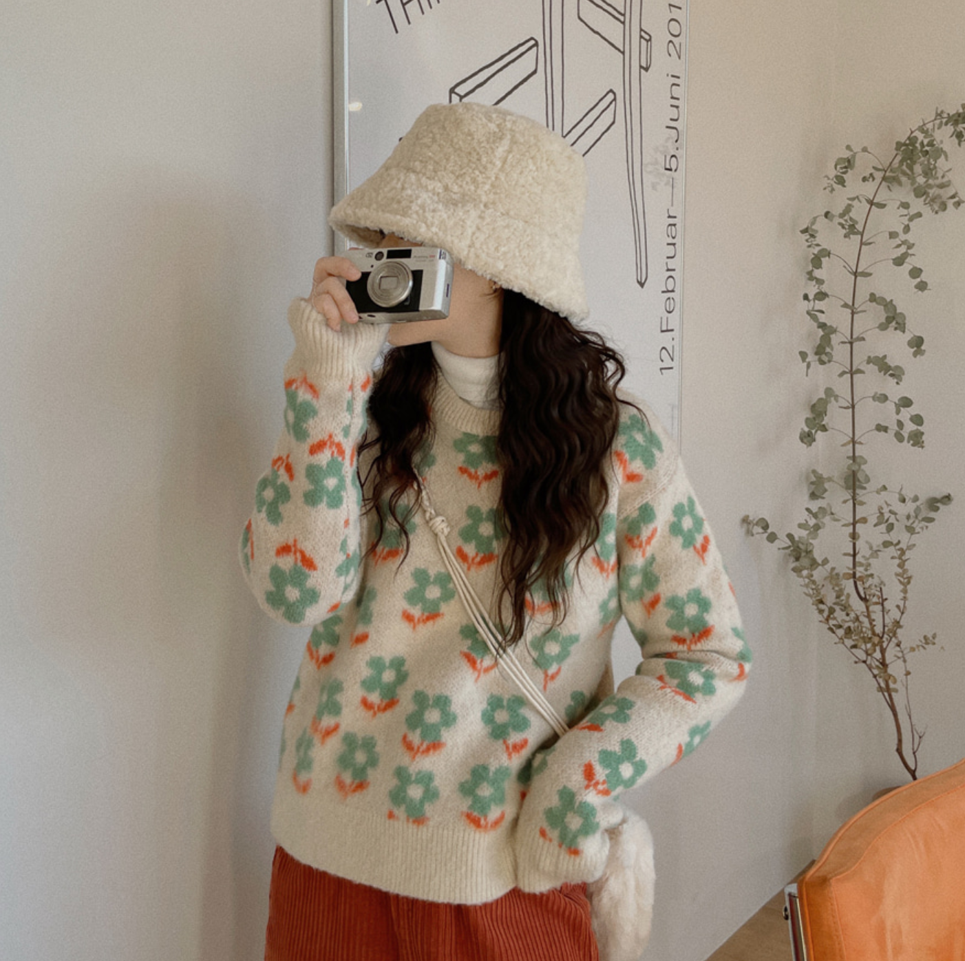 [VINVLE] Flower Bean Knitwear