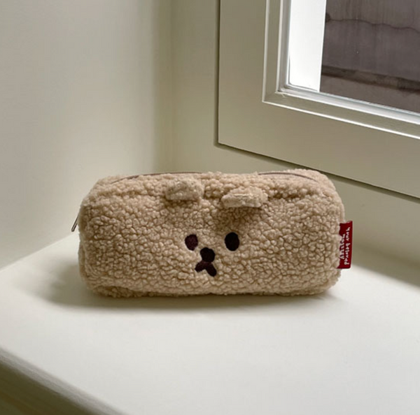 [MAZZZZY] Cookie Fluffy Pencil Case & Pouch