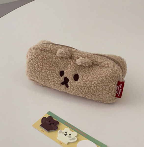 [MAZZZZY] Cookie Fluffy Pencil Case & Pouch