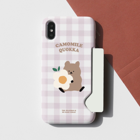 [MOMO CASE] 316 체크카모쿼카 Phone Case