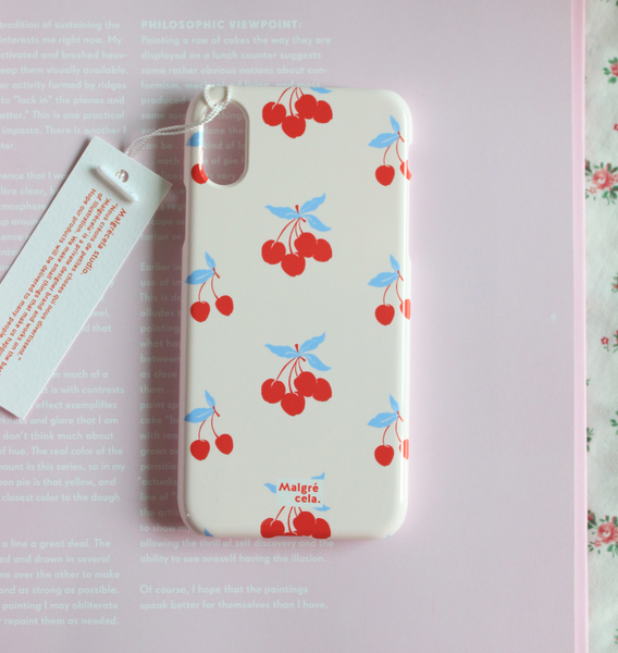 [Malgrecela] IPhone hard case - Cherries