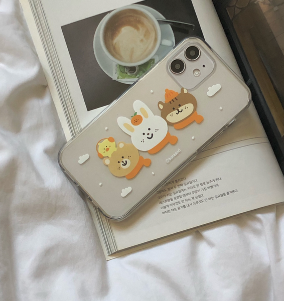 [bora and] Winter Friends Jelly Case