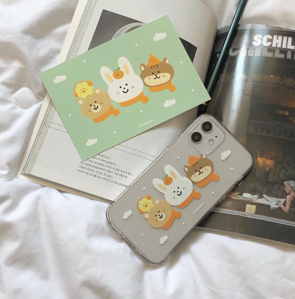 [bora and] Winter Friends Jelly Case