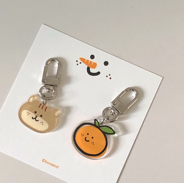 [bora and] Animal Friends Keyring