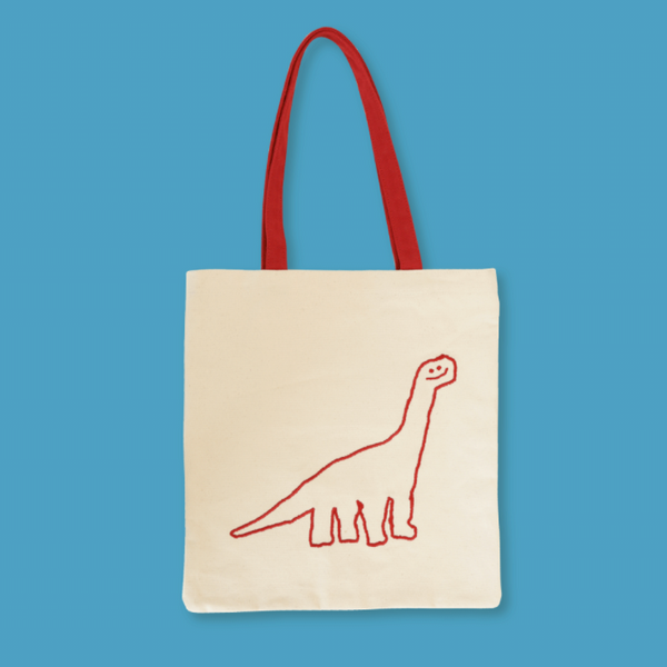 [Dinotaeng] DINO Canvas Bag [RED]