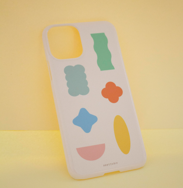 [PPP studio] Colour Shape Hard Phone Case