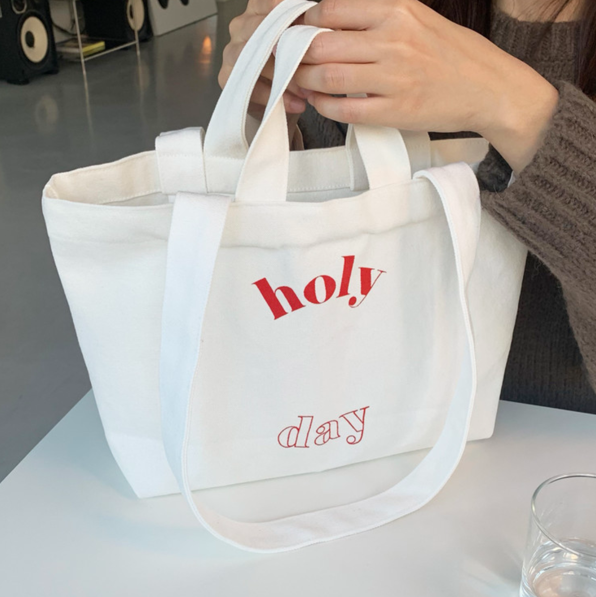 [PPP studio] Holy Day Bag (White)